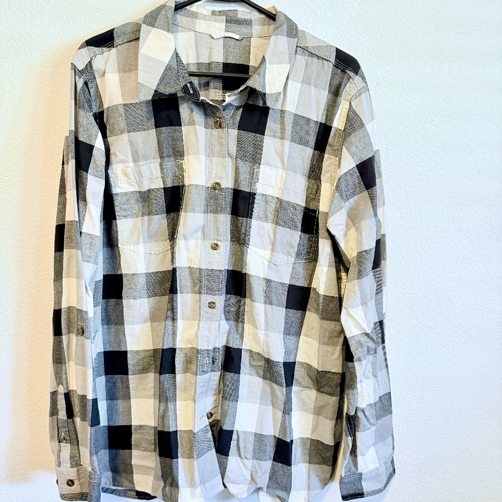 CARHARTT WOMEN'S LOOSE FIT TWILL LONG SLEEVE SHIRT SZ 2XL